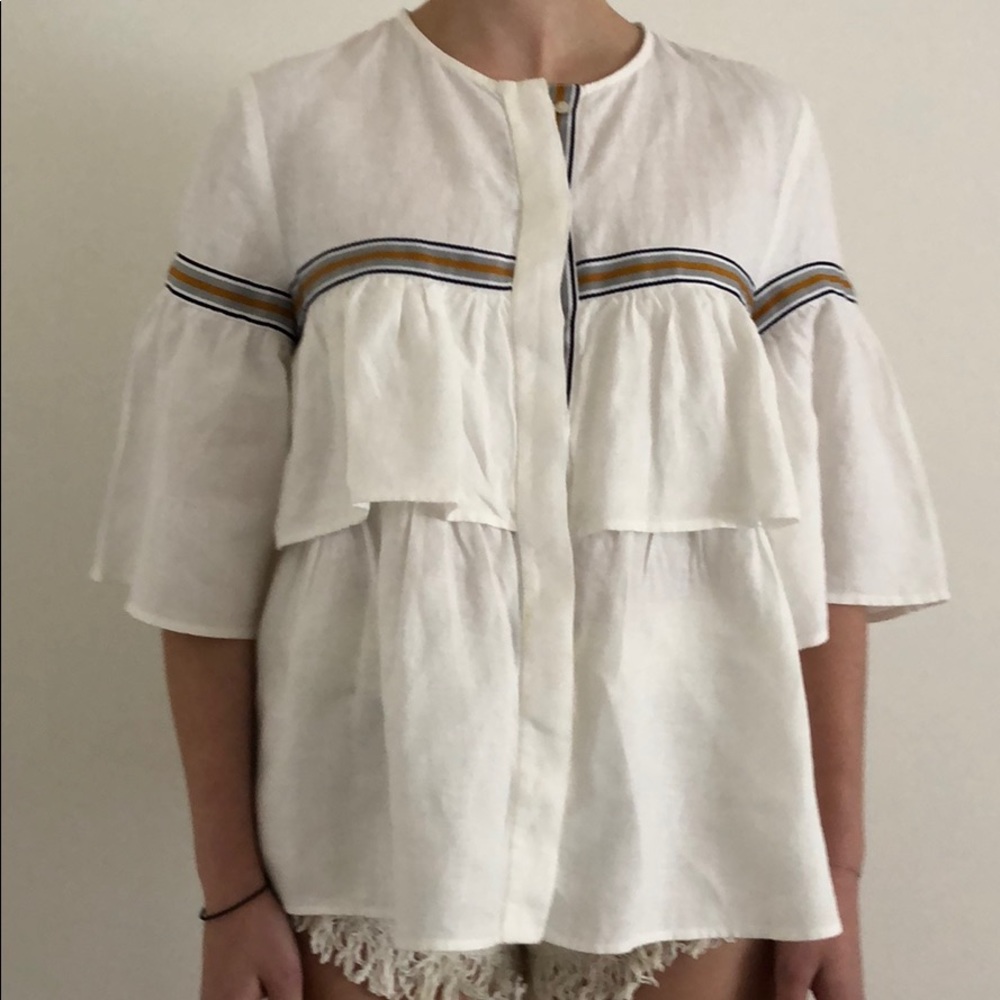 Zara Linen top